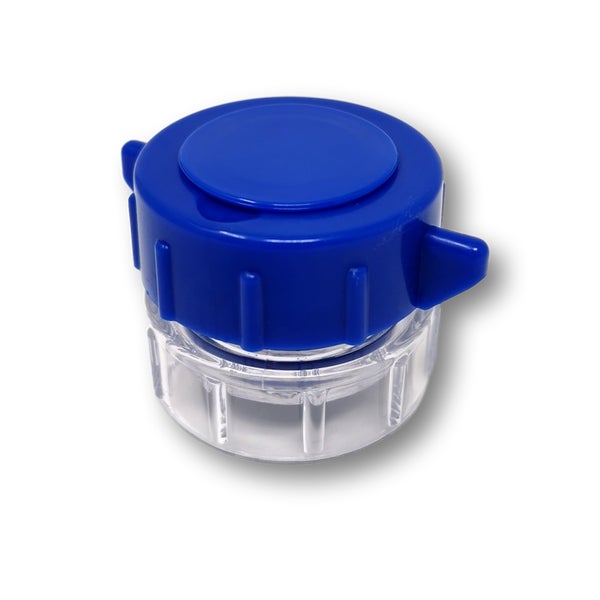 LisaCare Tabletten Mörser 5cm x 4,5cm PillenCrusher - Blau 1 St