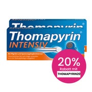 Produktabbildung: Thomapyrin INTENSIV Doppelpack 2X20 St