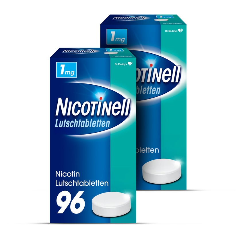 NICOTINELL Lutschtabletten 1 mg Mint Doppelpack 2X96 St