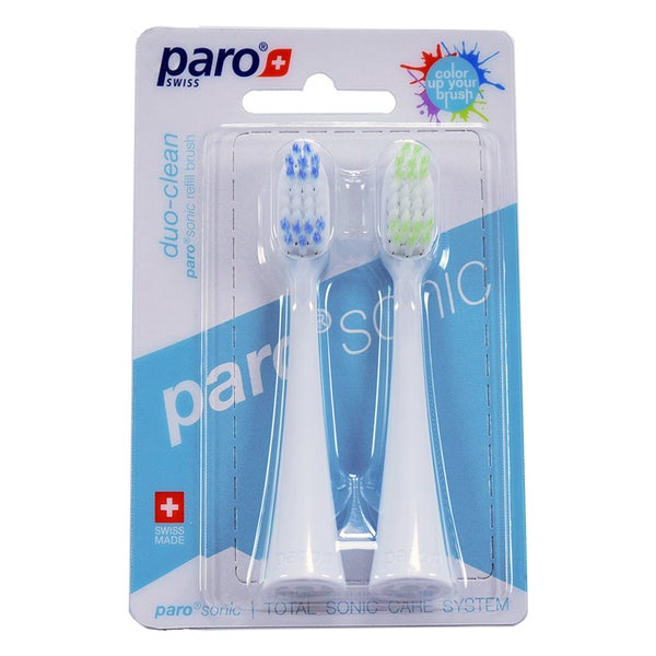 paro sonic duo-clean Bürstenköpfe (mehrfarbig) 4 St