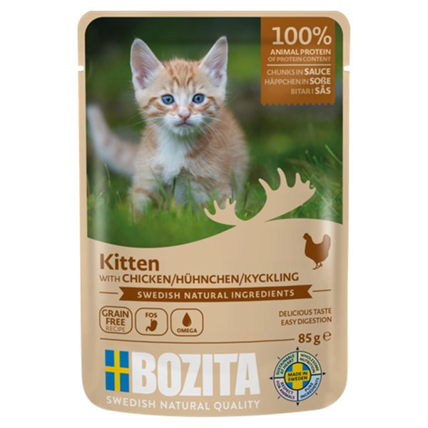 Bozita Cat PB Häppchen in Soße für Kitten 1,02 kg