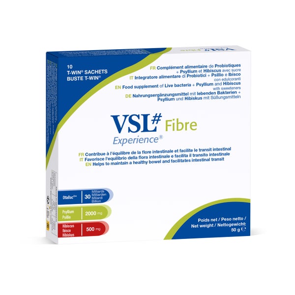 Vsl Fibre Hochdos.bakterien M.psyllium+hibiskus 10 St