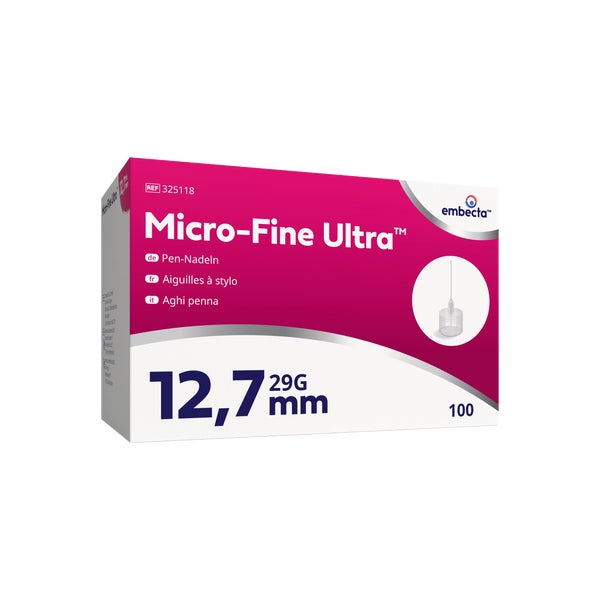 Micro-fine Ultra Pen-nadeln 12,7 Mm 100 St