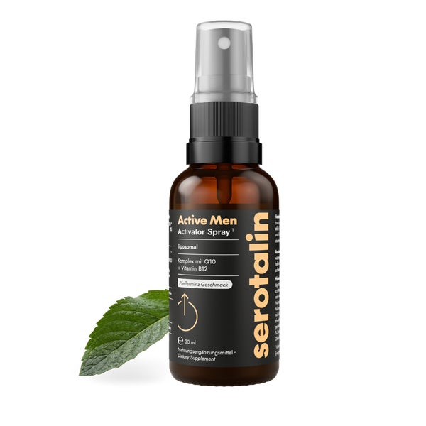 serotalin® Active Men Activator Spray – Liposomales Q10 & B12 – 30 ml 30 ml
