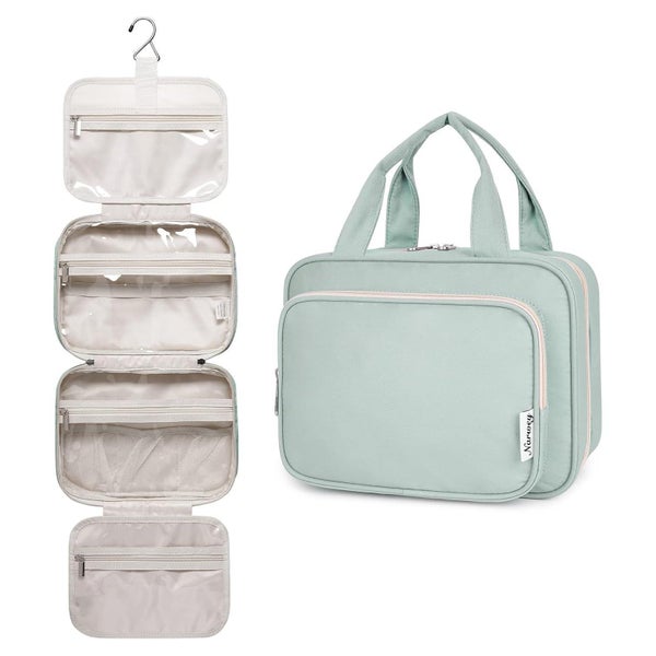 Kulturtasche Damen Aufhängen Groß Kosmetiktasche Minzgrün A- 1 St