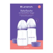 Lansinoh Babyflaschen&naturalwave Sauger M 2x240ml 2 St
