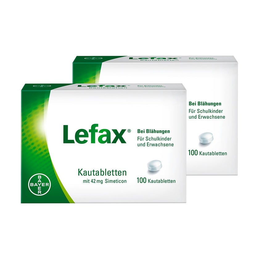 Lefax® Kautabletten Doppelpack 2X100 St