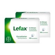 Produktabbildung: Lefax® Kautabletten Doppelpack 2X100 St