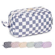 Kulturtasche Damen Schminktasche Graublaues Z-graublaues Sch 1 St