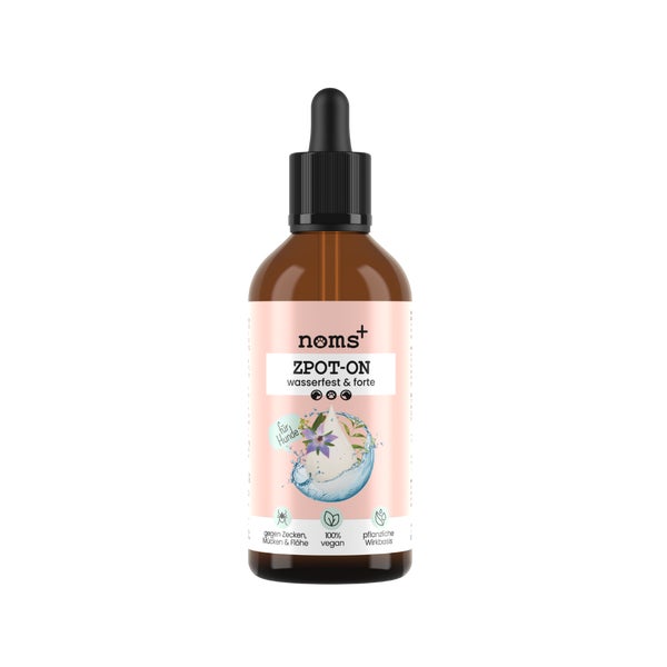 Wasserfestes Zpot-on für Hunde gegen Zecken, Flöhe, Milben & Mücken [Jahresvorrat 100 ml