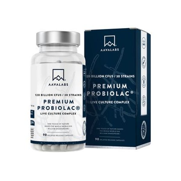 Aavalabs Probiotika 120 Mrd KBE 30 Stämme 90 Kapseln 60 St
