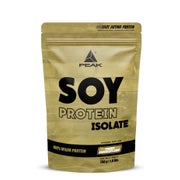PEAK Soja Protein Isolat - 750g - Geschmack Peanut Chocolate Chip I 25 Portionen I Pulver I Proteinquelle: Soy, pflanzliches Eiweiß I GMO - free I hoher EAA Gehalt I Muskelaufbau I glutenfrei 750 g