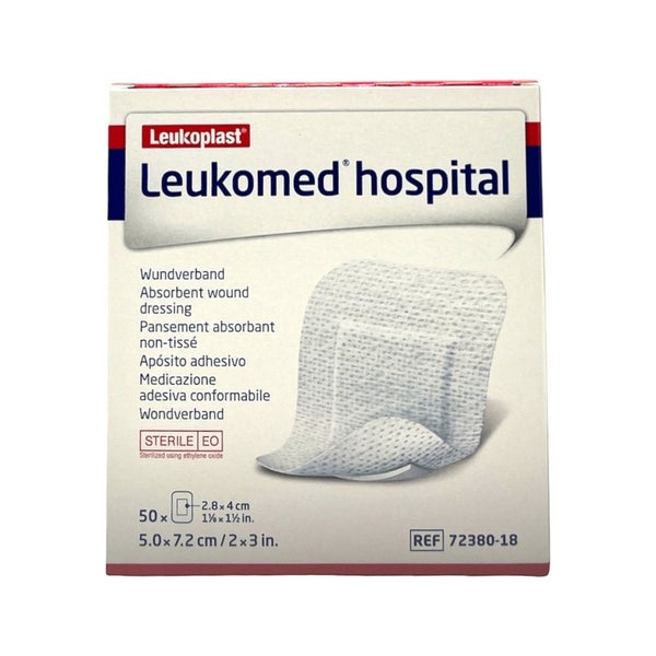 Leukomed Hospital steriler Wundverband 7,2cm x 5cm (50Stück) 50 St