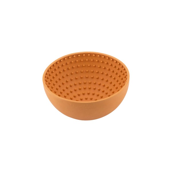 LickiMat Wobble - Schleckschale aus Naturgummi für Hunde - orange - 18 cm 1 St