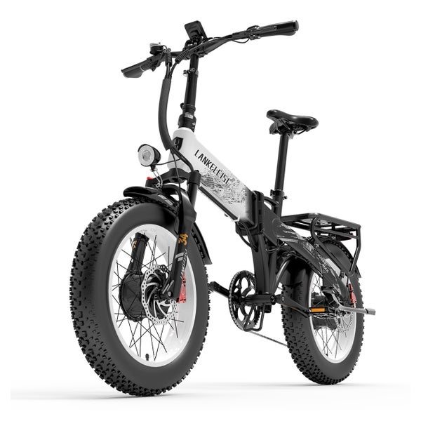 Lankeleisi X2000 MAX 1000W*2 Fatbike mit zwei Motoren,Weiß 1 St