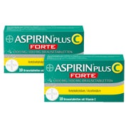 Aspirin® Plus C Forte Brausetabletten Doppelpack 2X10 St