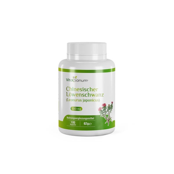 VitaSanum® – Chinesischer Löwenschwanz (Leonurus japonicus) – 1000 mg Tagesportion 100 g
