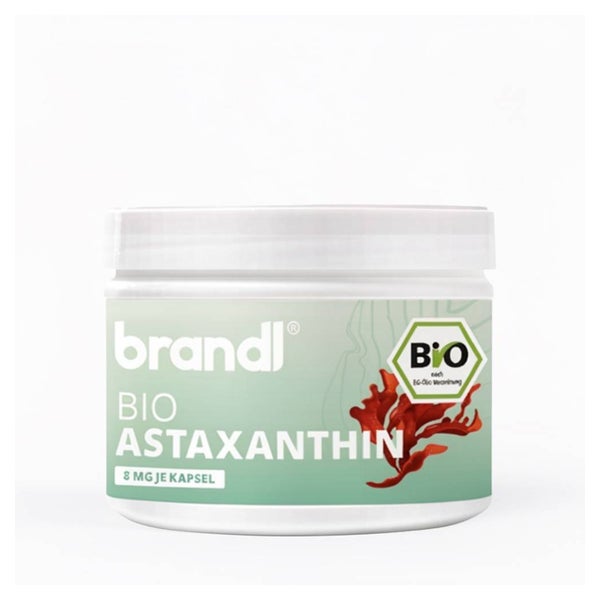 brandl® Bio Astaxanthin hochdosiert mit Antioxidantien | Premium Kapseln 180 St