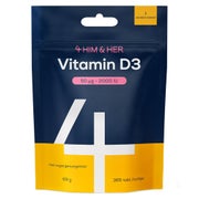 4 HIM & HER Vitamin D3 – 2000 IE (50 µg) 365 St