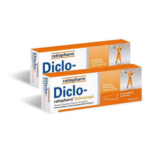 Diclo-ratiopharm® Schmerzgel Doppelpack 2X100 g