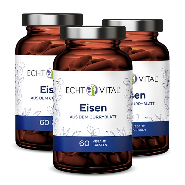 Echt Vital Eisen - 3 Gläser 3x60 St