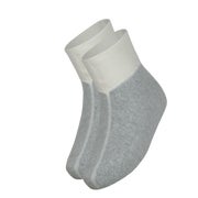 wobera ANGORA Fußwärmer 75% Angora (Gr. 43-43, grau) 1 Set
