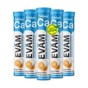 Calcium Brausetabletten 800mg hochdosiert vegan 5er Pack 100 St