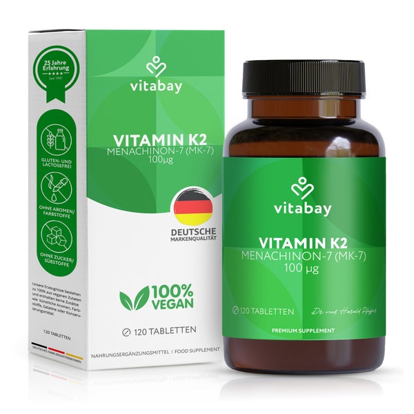 Vitabay Vitamin K2 100 µg 120 St