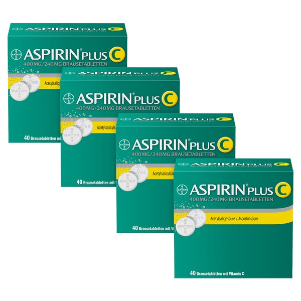 Aspirin Plus C Brausetabletten 4X40 St