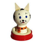 Figur «Katze (weiß)», 1 handbemaltes Latexprodukt, Tiermotiv (1 Stück) 1 St