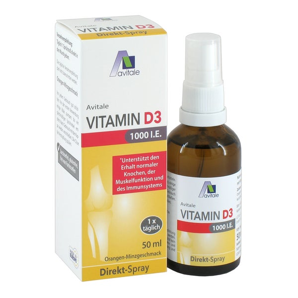 Avitale VITAMIN D3 1000 I.E. Direkt-Spray 50 ml