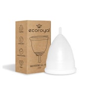 Ecoroyal Menstruationstasse in 2 Größen - Weiss - A