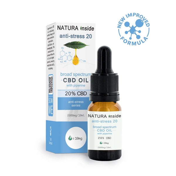 CBD-Öl 20% CBD mit Piperin Anti-Stress-Serie  10 ml 10 ml