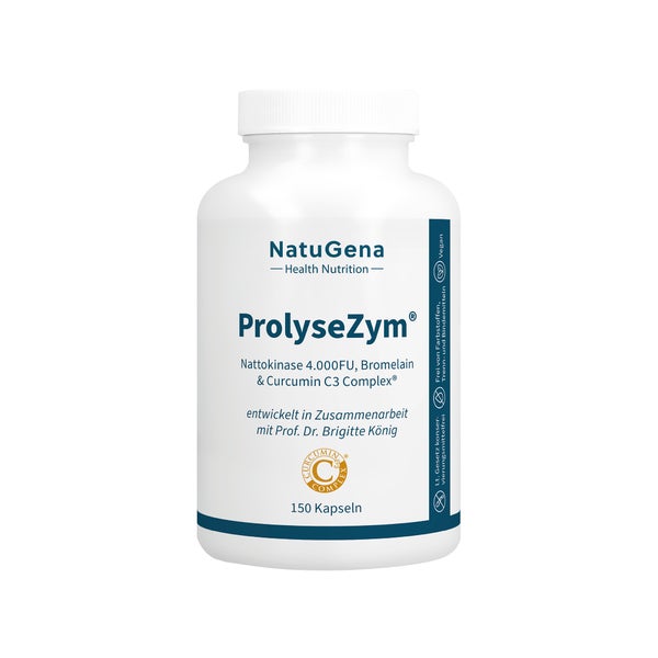 Prolysezym Nattokinase+bromelain+curcumin Kapseln 150 St