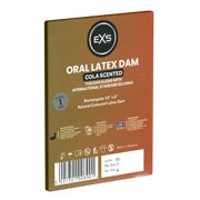 Produktabbildung: «Cola Scented Oral Latex Dam» – Hauchdünnes Lecktuch (1 Tuch) 1 St