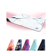Fitness- & Yogamatte - white marble 1 St