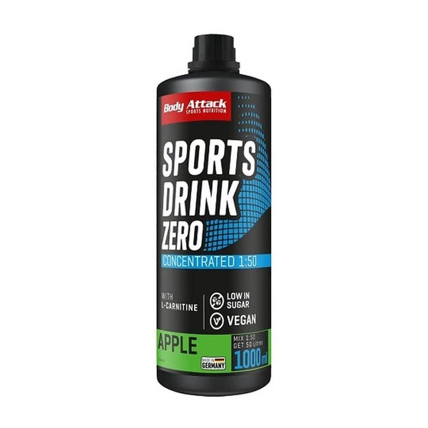 Body Attack Sports Drink Zero  Peach Ice Tea 1000 ml