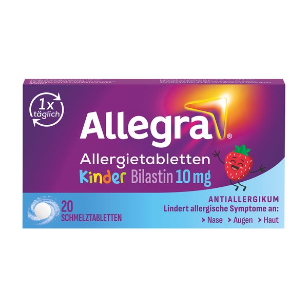 Allegra Schmelztabletten Kinder 20 St