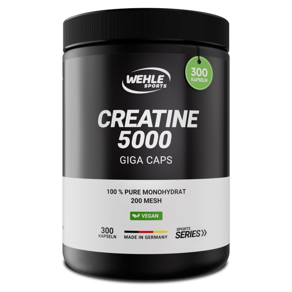 Creatin Monohydrat 5000 mg - 300 Kapseln - Wehle 300 St