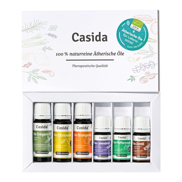 Ätherische Öle Set Zum Verzehr Top 6 Innerlich Bio 45 ml
