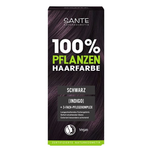 SANTE 100% Pflanzenhaarfarbe SCHWARZ 05 mit Pflegekomplex