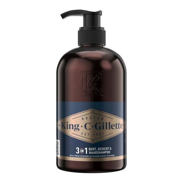 King C. Gillette Bartshampoo 350 ml 1 St