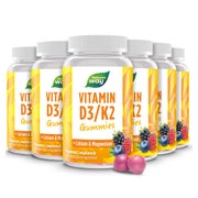 Vitamin D3/K2 Gummibärchen für Erwachsene & Kinder I 25 µg Vitamin D3 I 25 µg Vitamin K2 I Wild B... 360 St