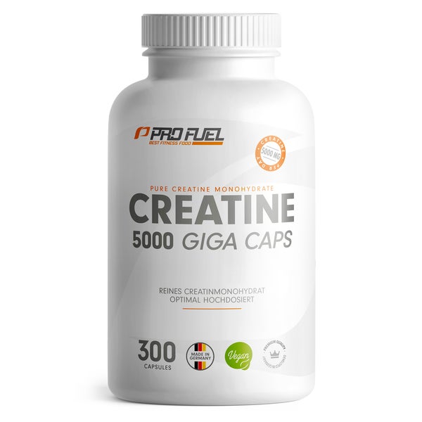 ProFuel Creatin 5000 Giga Caps - 1137 mg Creatine pro Kapsel 300 St