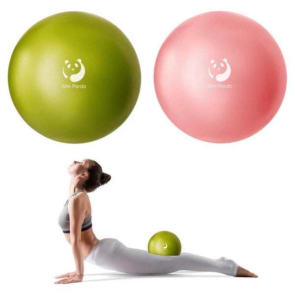 Gymnastikball Klein 23 25cm Pilates Aufblasbar Strohhalm Oli 1 St