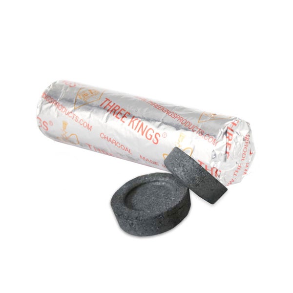 Three Kings - Räucherkohle 33mm - 10 Tabletten 10 St