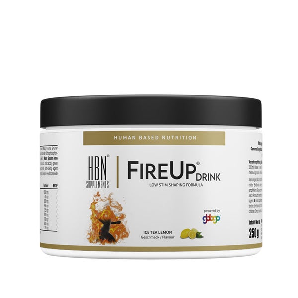 HBN Supplements - FireUp Drink - Ice Tea Lemon 250 g