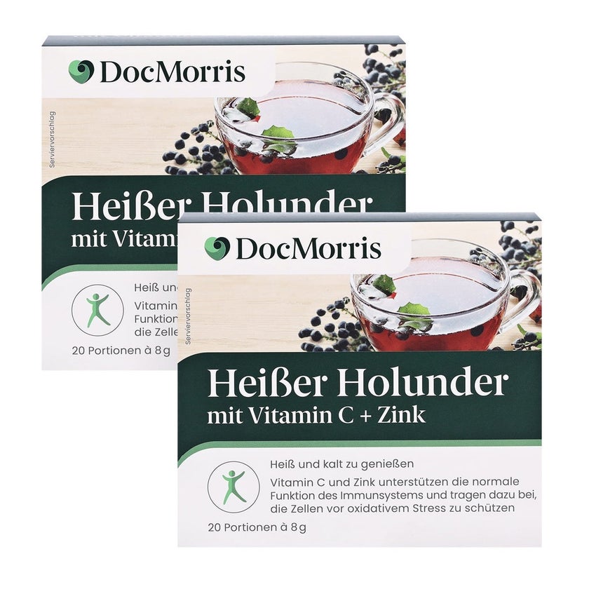 DocMorris Heißer Holunder Duo 2X8X20 g