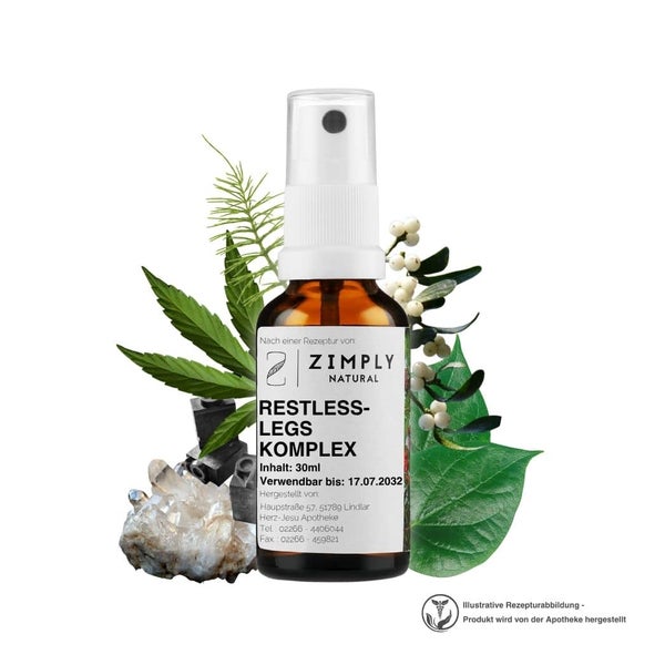 ZIMPLY NATURAL Restless-Legs Komplex - Pflanzenbasierte Rezeptur 30 ml