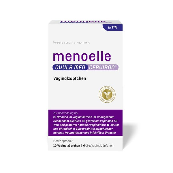 Menoelle Ovula Med Cerviron Vaginalovula 10 St